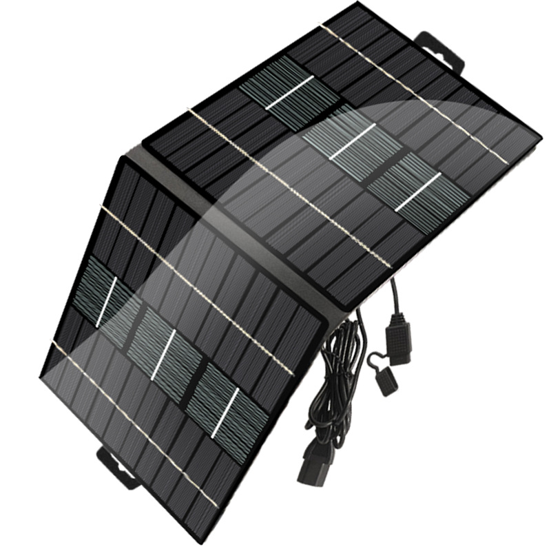 Outdoor Foldableing Solar Power Panel Decoration 5V Small Electrical Appliance Monitoring Mobile Phone Fan Humidifier in One Day
