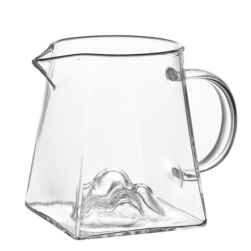 Customized Fair Cup Glass Tea Pitcher for Home Use, Heat-Resistant Tea Cup, Tea Divider, Kung Fu Tea Set, Guanshan