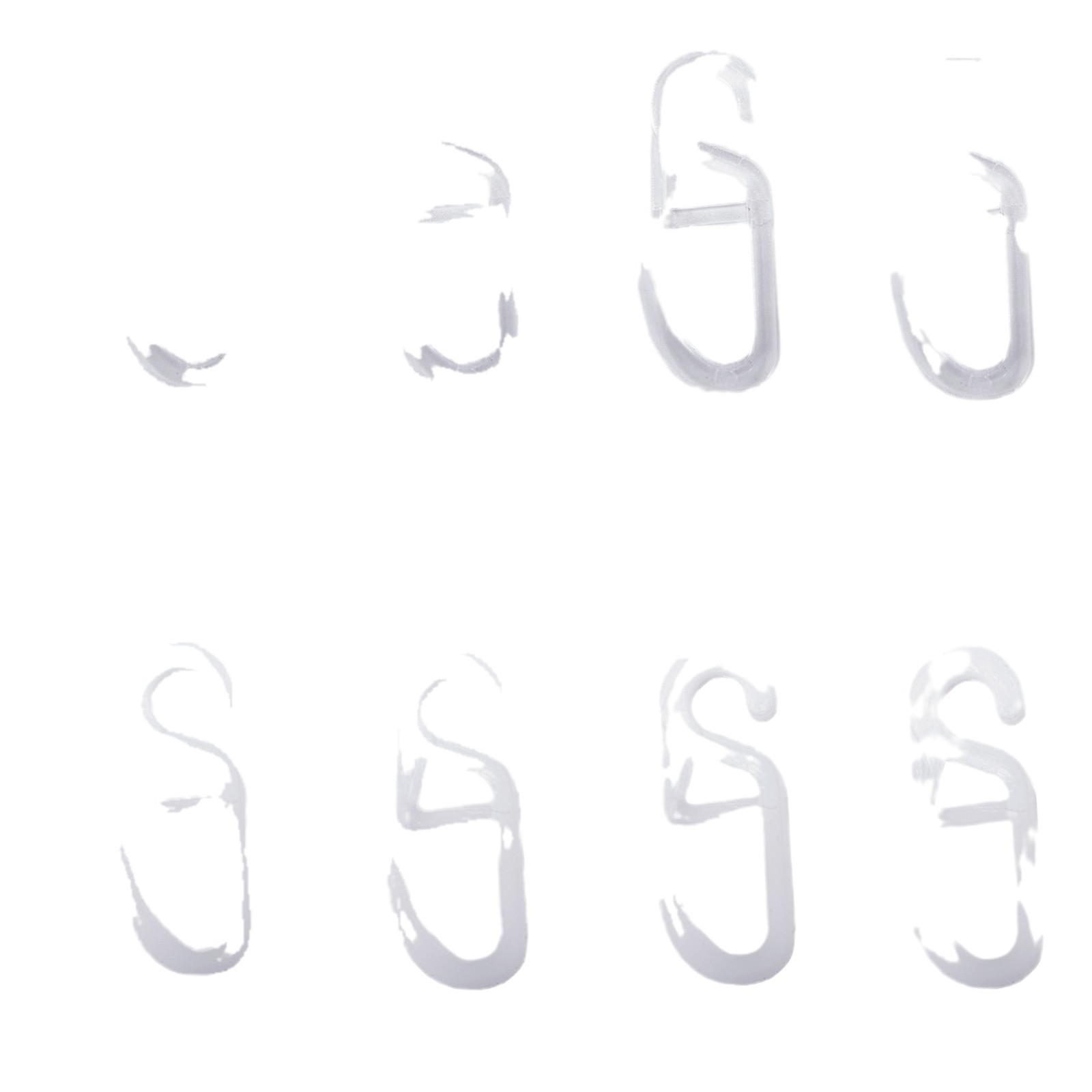 Supply Plastic Curtain Hooks, Shower Curtain Hooks, High-Strength Curtain Hooks, Accessories, Curtain Rings, Curtain Hooks