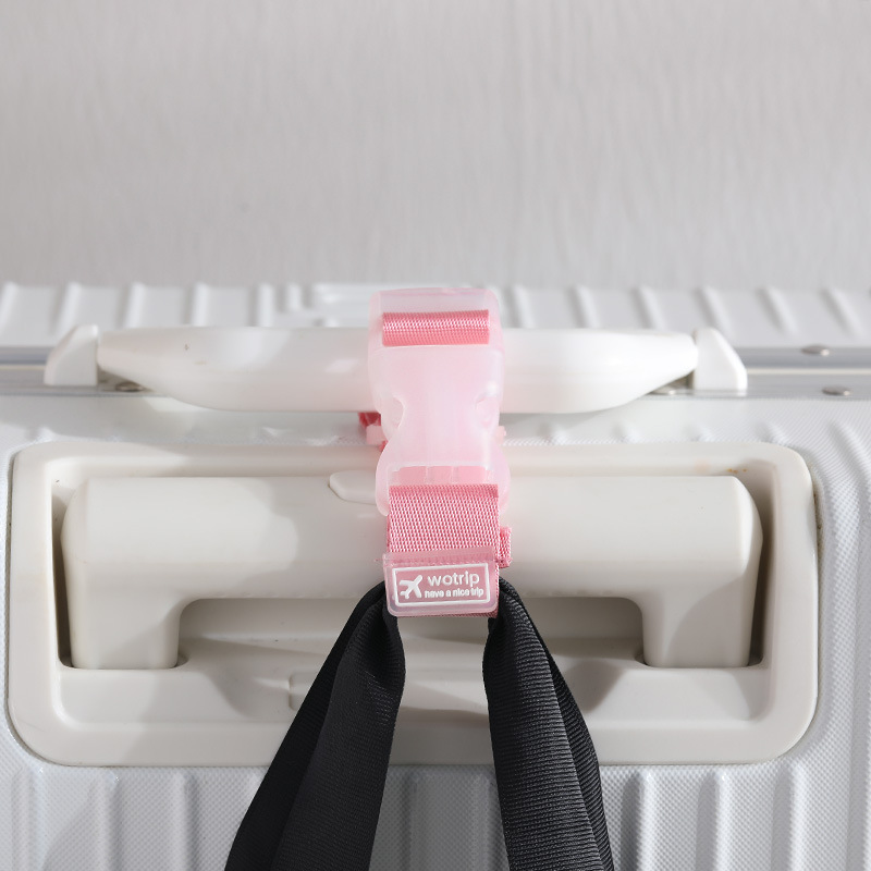 Cross-Border Supply Travel Trolley Bag External Buckle Strap Portable Clip Buckle Lanyard Luggage Anti-Lost Strap