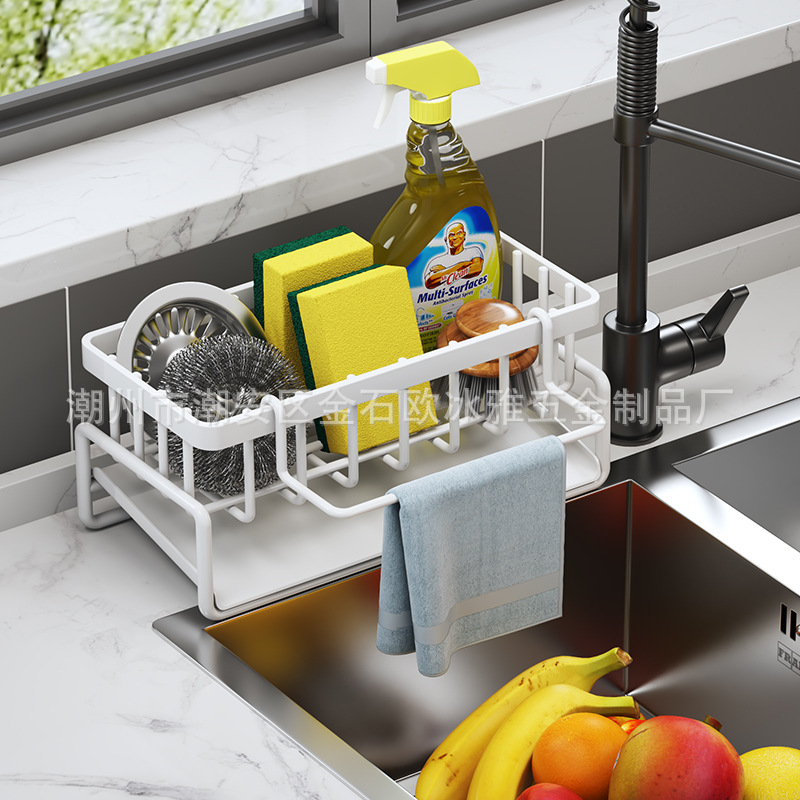 Rack kitchen rack sink drain basket countertop multifunctional sponge detergent storage rack wholesale