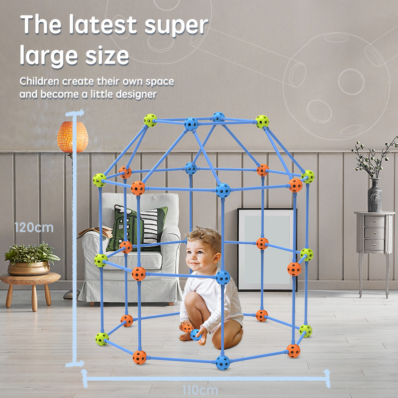 Стереометрические большие строительные блоки, образовательные игрушки, набор для строительства замка