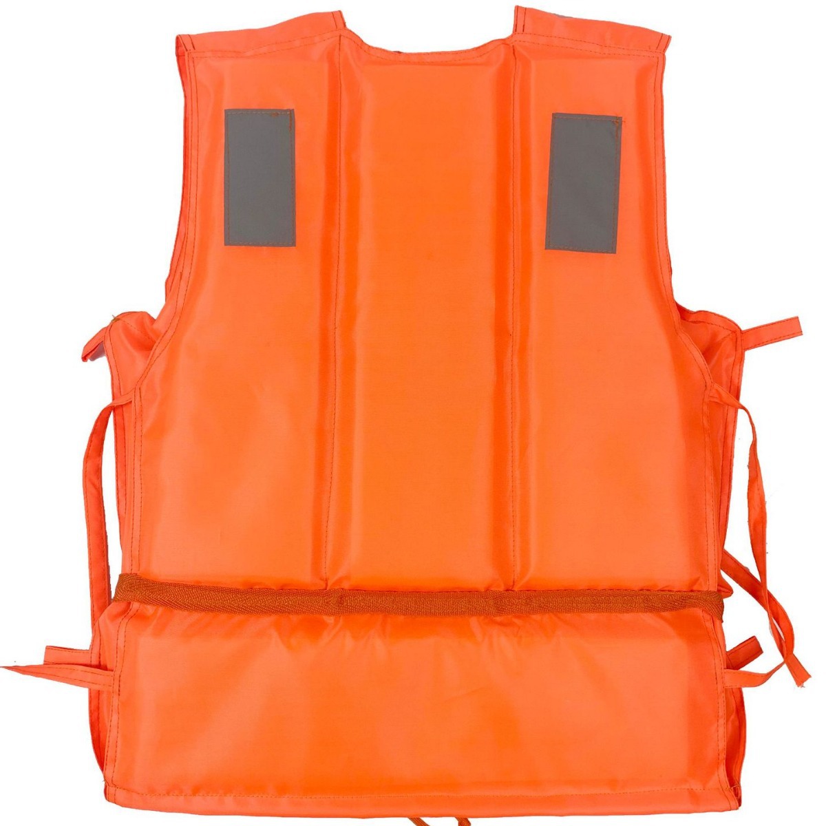 Thickened Foam Adult Orange Life Jacket with Whistle Rafting Swimming Anti-Flood Life Jacket Vest