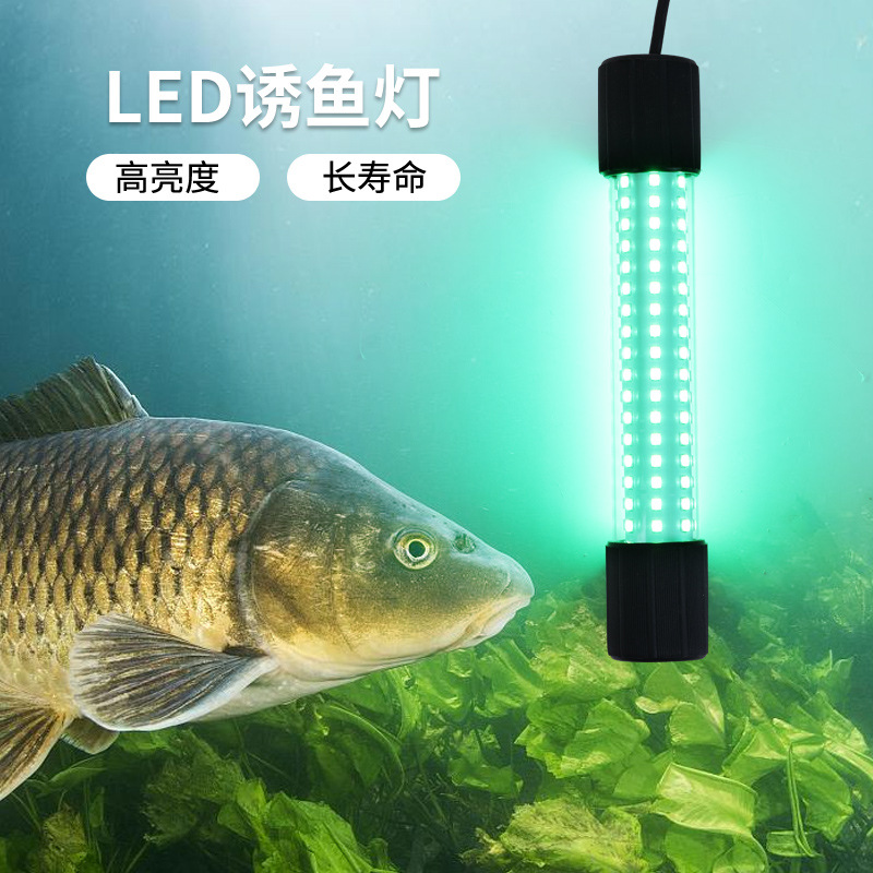 12V-24V underwater fish trap light green white blue yellow Fishing Fishing light raft fishing light night fishing warped