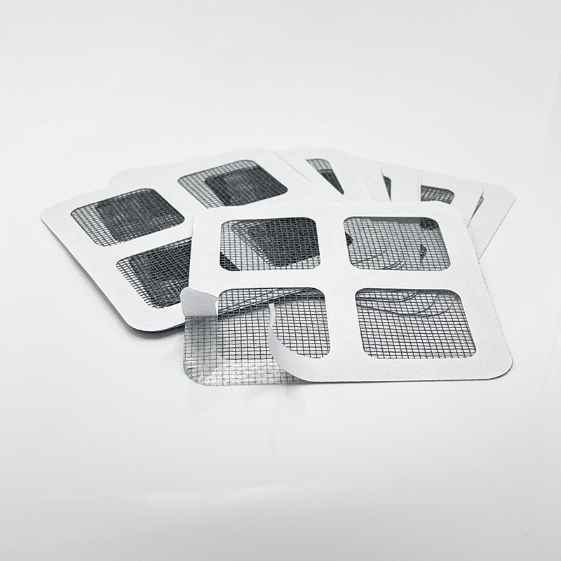 Disposable Tian Zi grid floor drain stickers screen window leak Patch Kitchen Bathroom floor drain hair anti-blocking artifact floor drain stickers