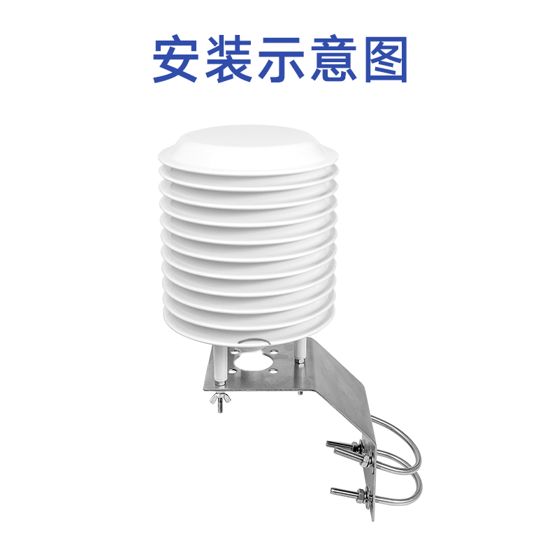 Mini light micro weather station light louver box rainproof weather sensor protective enclosure PRS140