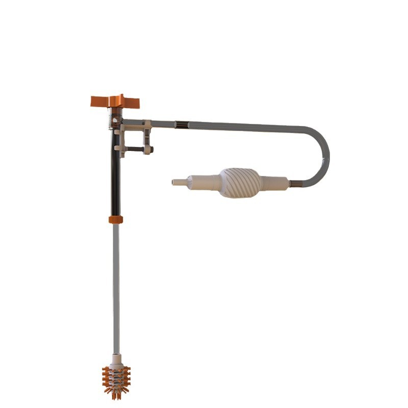 QANVEE Qianrui Fish Tank Water Changer Multifunctional Manual Water Absorbing Fish Tank Brush Cleaning Fish Dung Sewage Discharge Tool