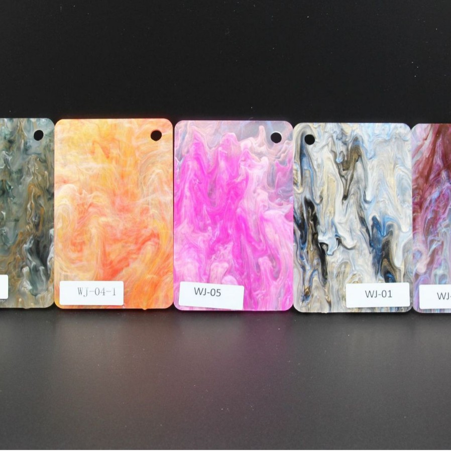 Translucent Phantom Gradient Pearlescent Water Pattern Smoke Acrylic Source Manufacturer Direct Sales Plexiglass Plate