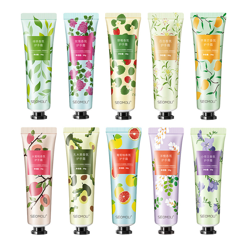 Hand Cream Genuine Manufacturer Wholesale Fruit Plant Horse Oil Hand Cream Hydrating, Moisturizing, Tender, Anti-Drying Hand Cream