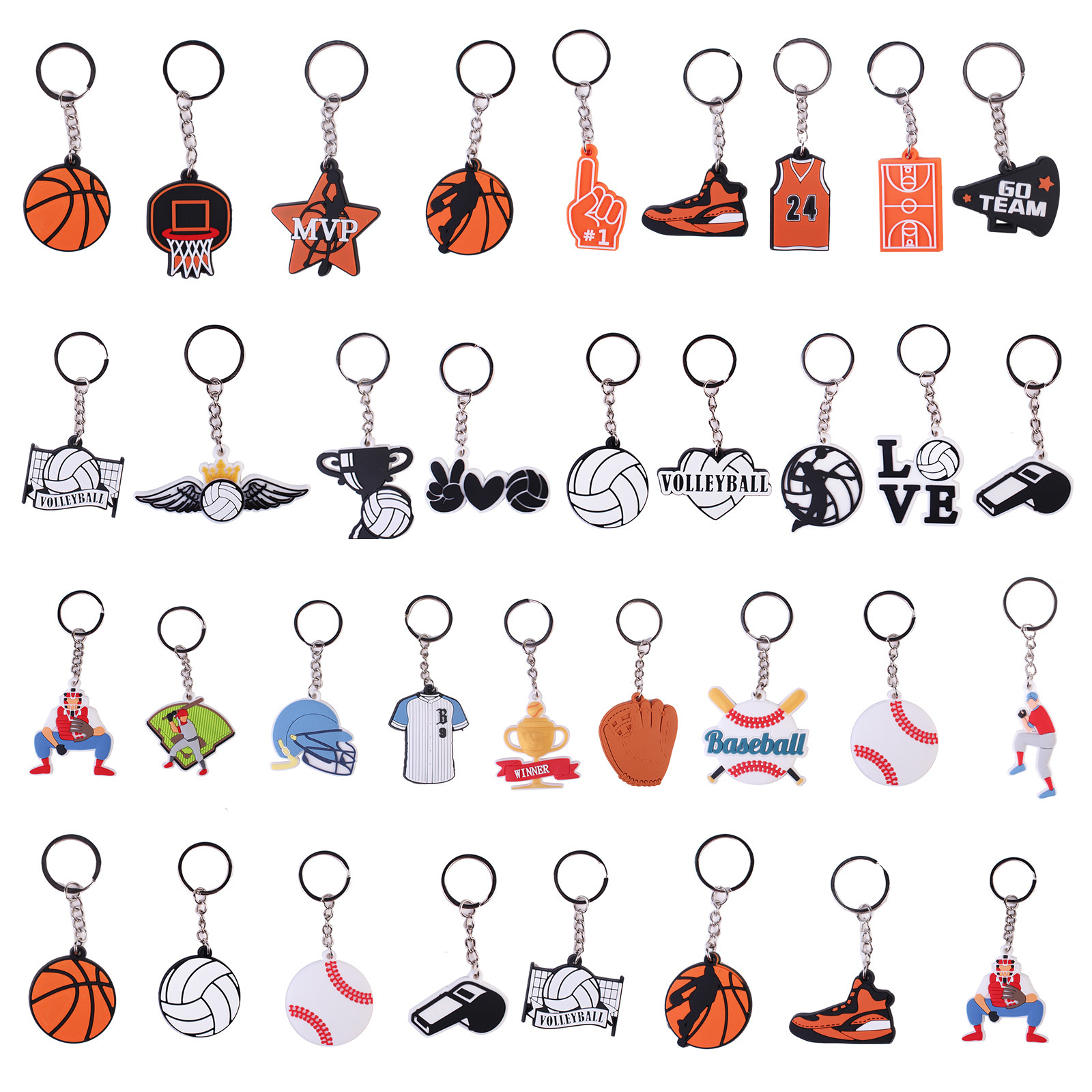 Customized Cross-Border Pvc Soft Plastic Keychain with Cute Cartoon Snake Design, Year of the Snake Key Accessory Gift, Customizable with Logo