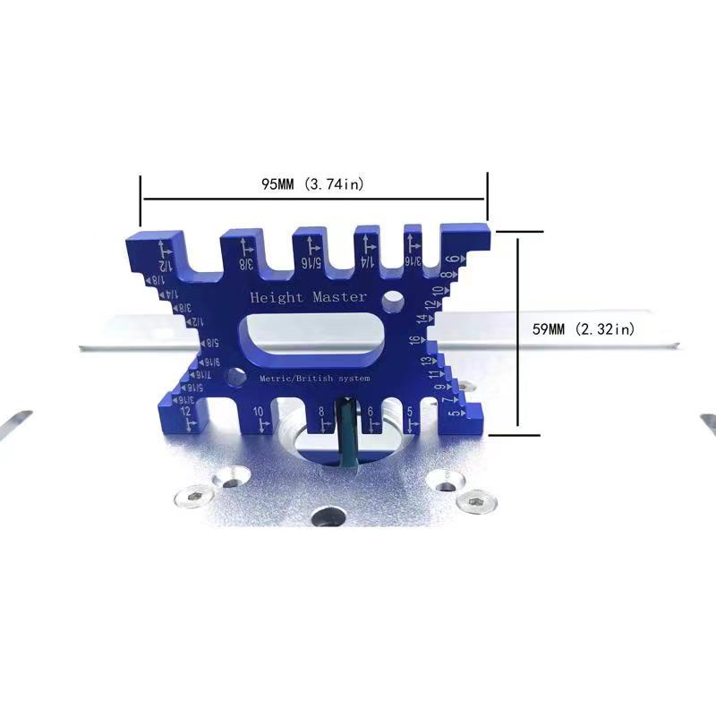 Woodworking Tenon card gauge push ruler Mountain table saw flip engraving machine mortise and tenon production tool