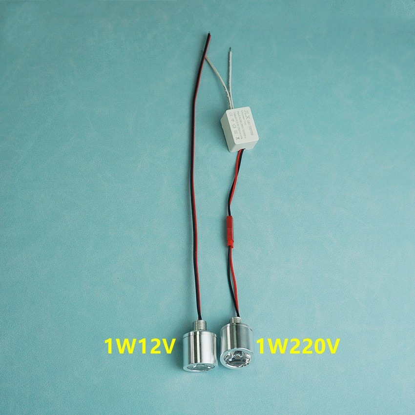 Led Small Spotlight Low Voltage 1W Small Point Light Source Cabinet Light Equipment Light Mini Low Voltage Spotlight 3V-24V Light Source