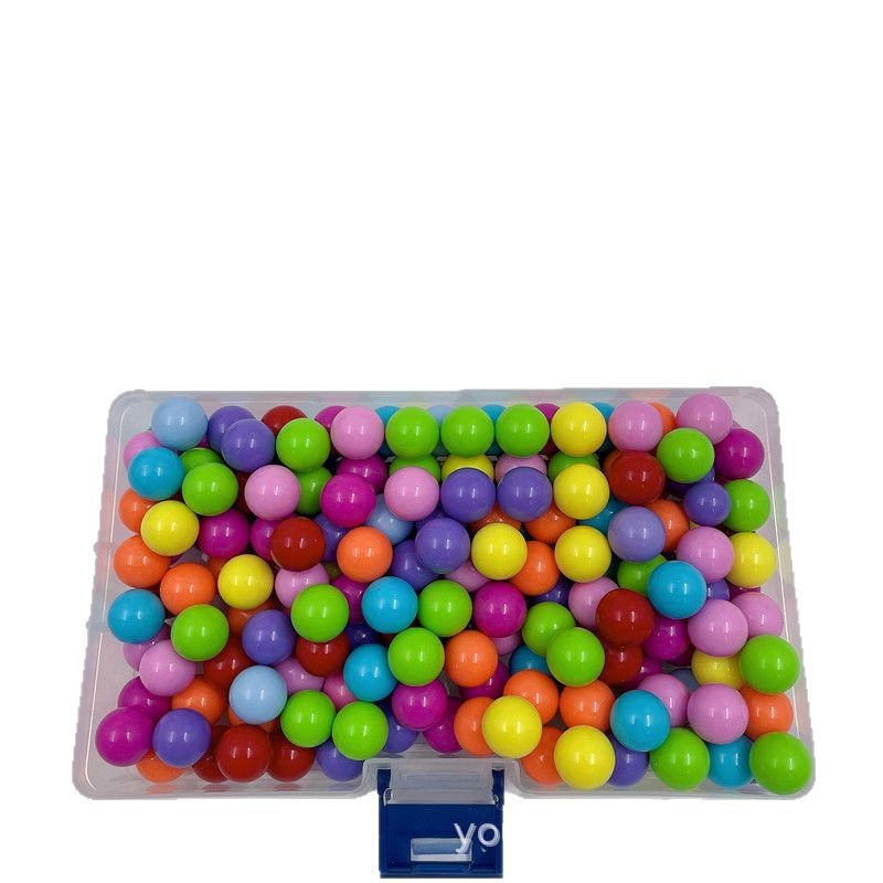 14mm Color Plastic Solid Ball Dinosaur Pinball Castle Receiving Machine Bean Beads Puzzle Thinking Training Teaching Aids