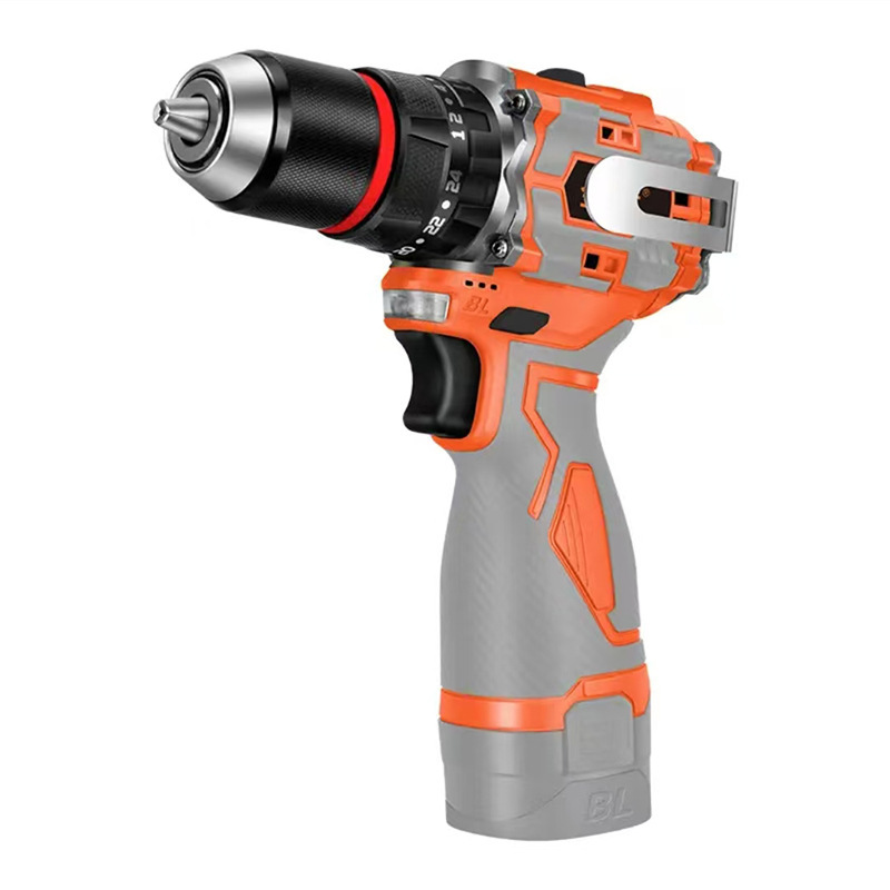 Household drill wall impact drilling with percussion hand drill wireless electric screwdriver with impact brushless lithium electric drill