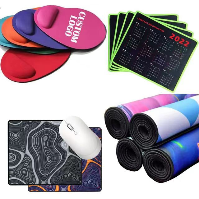 Advertising mouse pad factory oversized table pad leather PVC wrist pad wholesale rubber design logo