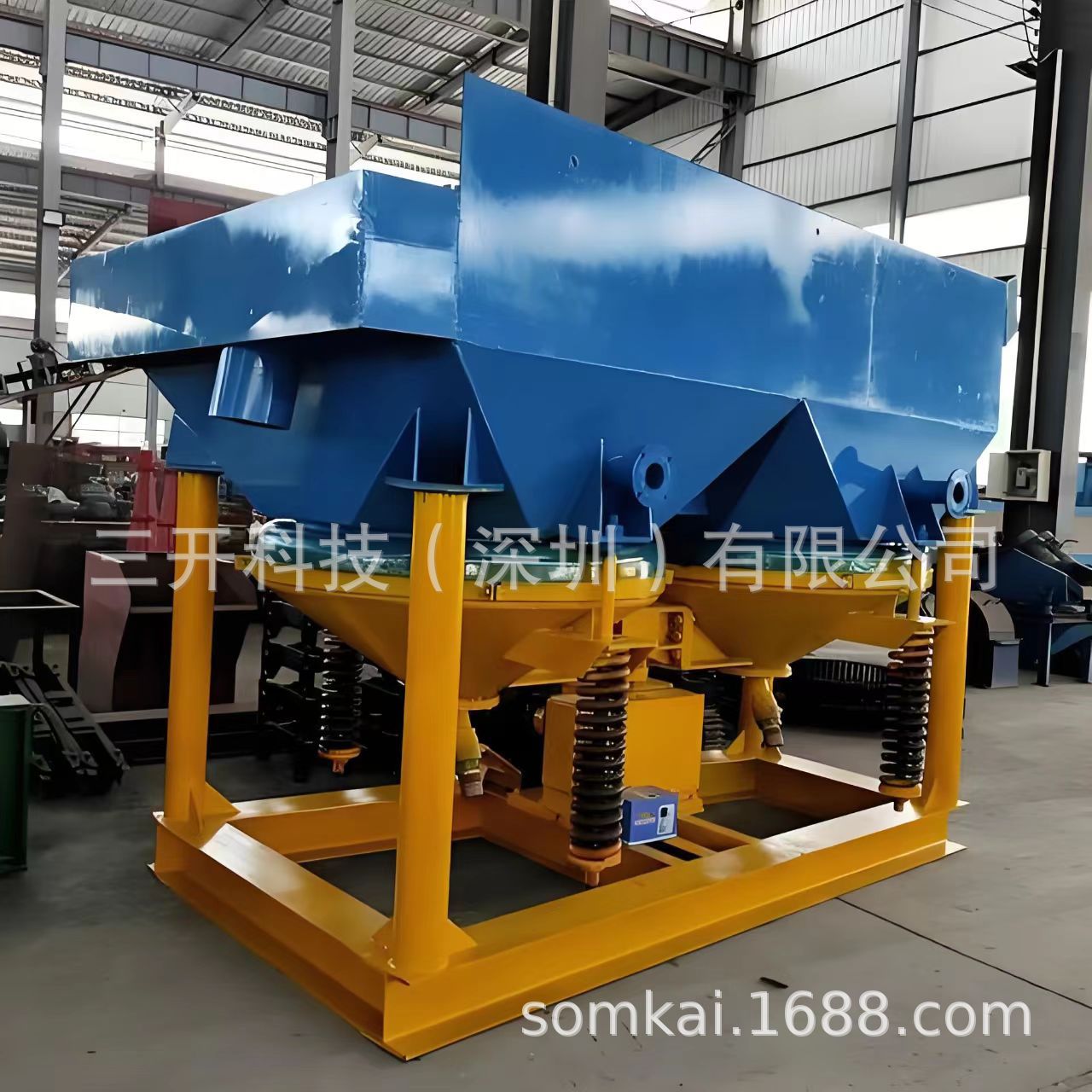 Custom-Made Sawtooth Wave Dual-Drive Jigging Machine for Diamond, Barite, Placer Gold, Hydrodynamic Gravity Separation Equipment with High Efficiency