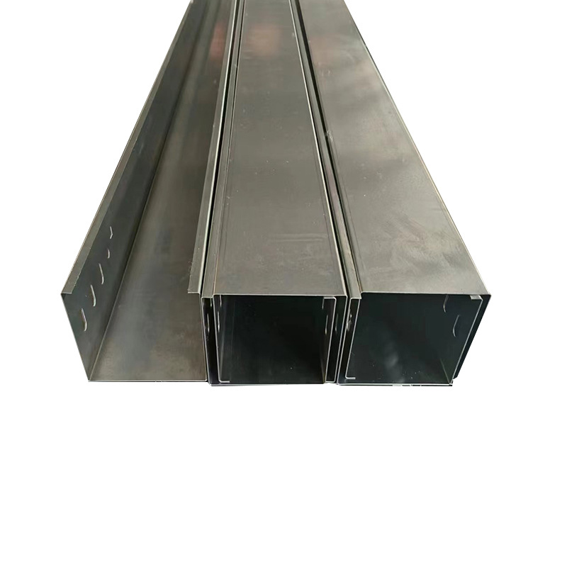 Galvanized Cable Tray Stainless Steel Cable Tray 200*100 Slot Aluminum Alloy Fireproof Spray Plastic Cable Tray