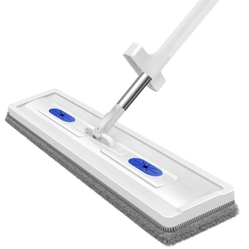 New 2025 Hands-Free Flat Mop for Home Use, One-Step Cleaning, Thickened Handle, Large Area Rotating Mop