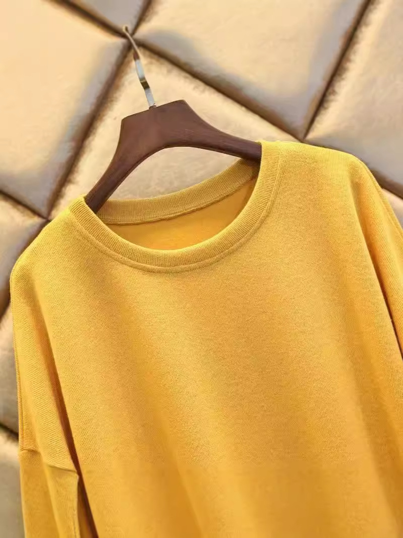 Pregnant women's clothing spring autumn pregnant women's sweater long Korean fashion spring and autumn loose plus size long sleeve top