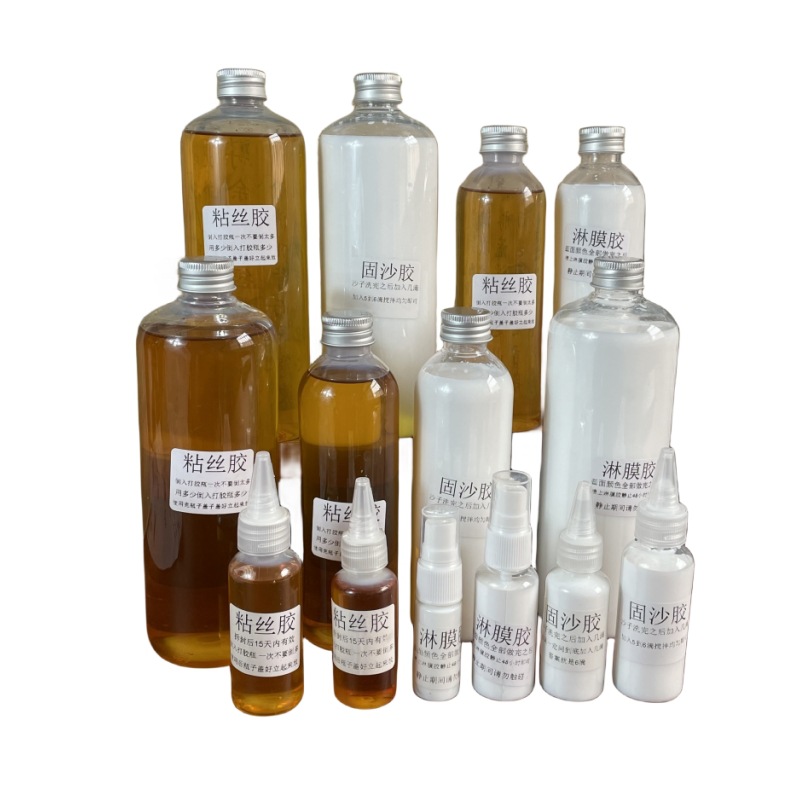 Sand fixing glue cloisonne diy special sticky silk glue cloisonne enamel painting film glue large bottle gold silk sand painting AB glue