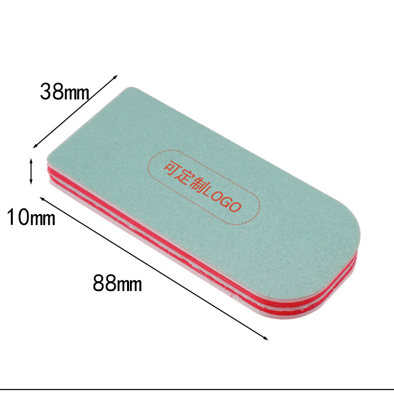 Factory spot nail art supplies tools double-sided green polishing block Wen play Jade beeswax jade mirror polishing Cotton