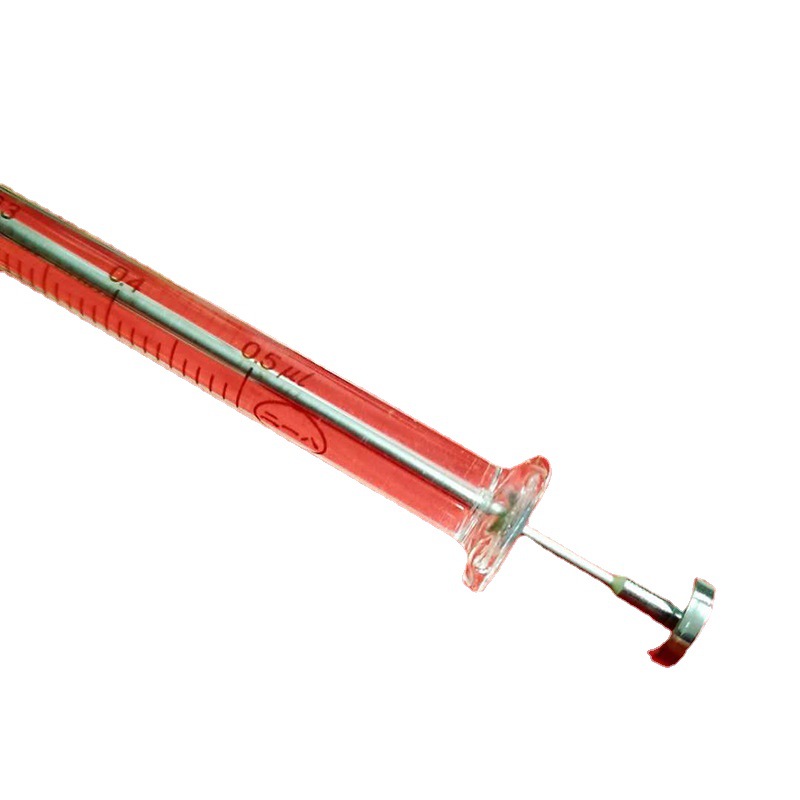 Micro Injector Two One Eight Micro Injector Short Needle Chromatography Pointed Flat Head Injector Liquid Chromatography Needle