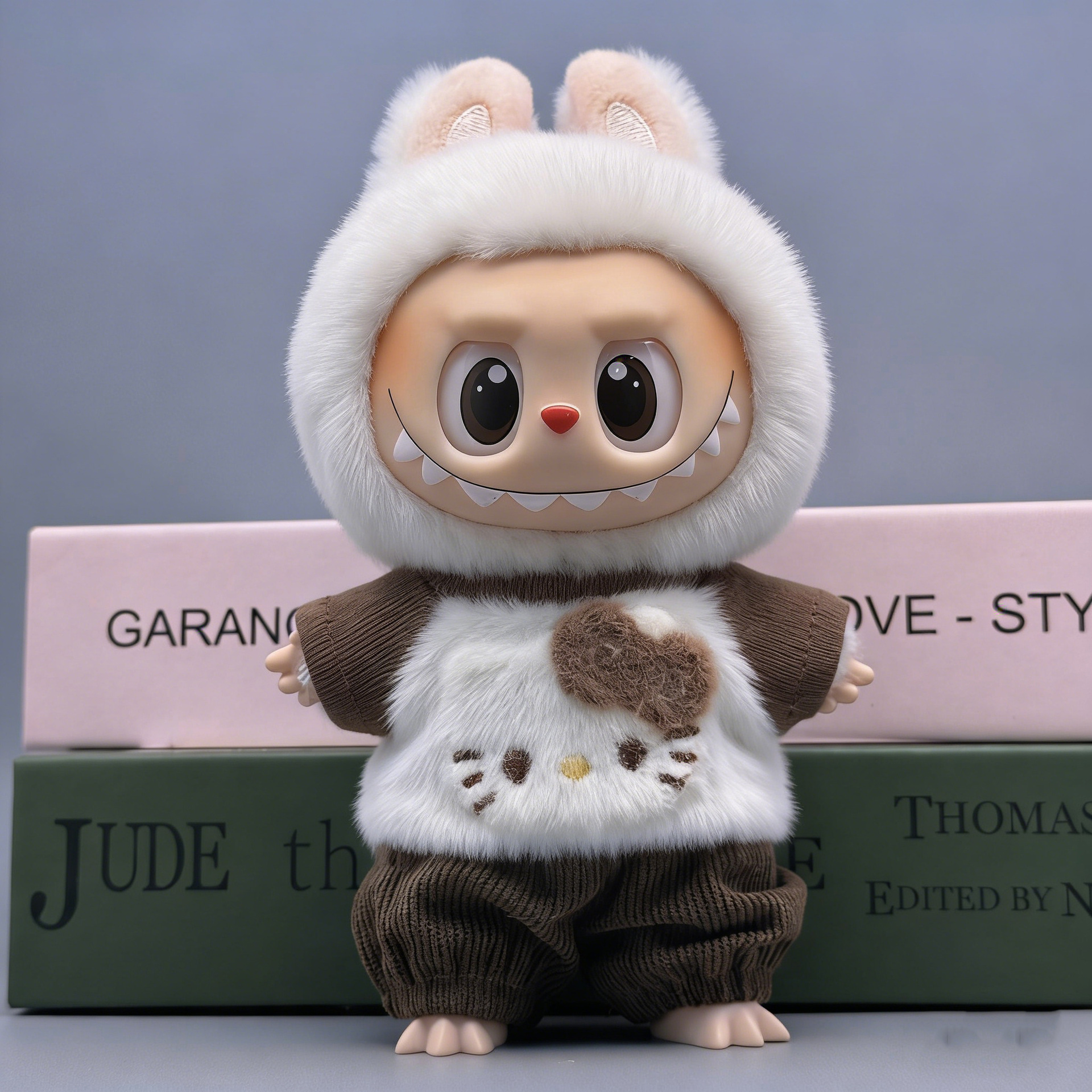 Only for Clothes] Crybaby Crying Doll Clothes Gurululu Beach Nap Bear Kitten Suit Maillard