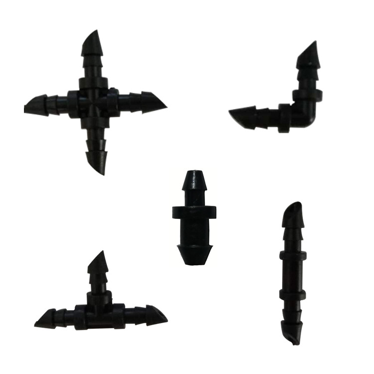 4/7 шершавая трубка соединительные детали уголок прямой четырехходной плоский тройник уменьшающий тройник штекер комплект для орошения