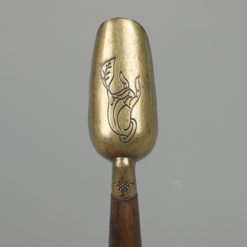 Ebony Bergamot Tea Spoon Tea Brush Tea Pen Wooden Tea Tray Brush Home Tea Ceremony Accessories