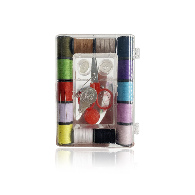 K-Style of Household Sewing Box Set Multi-Functional Portable Sewing Kit Sewing Needle Hand Sewing Mini Accessible Luxury Storage Box