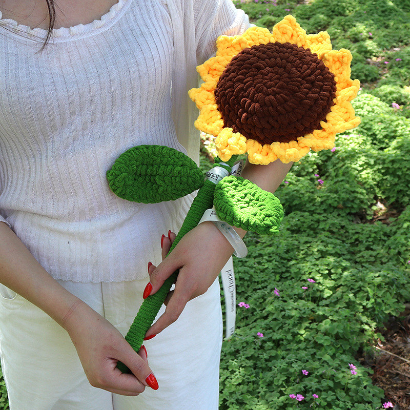 Ручная работа, гигантский букет подсолнечников, подарок на выпускной