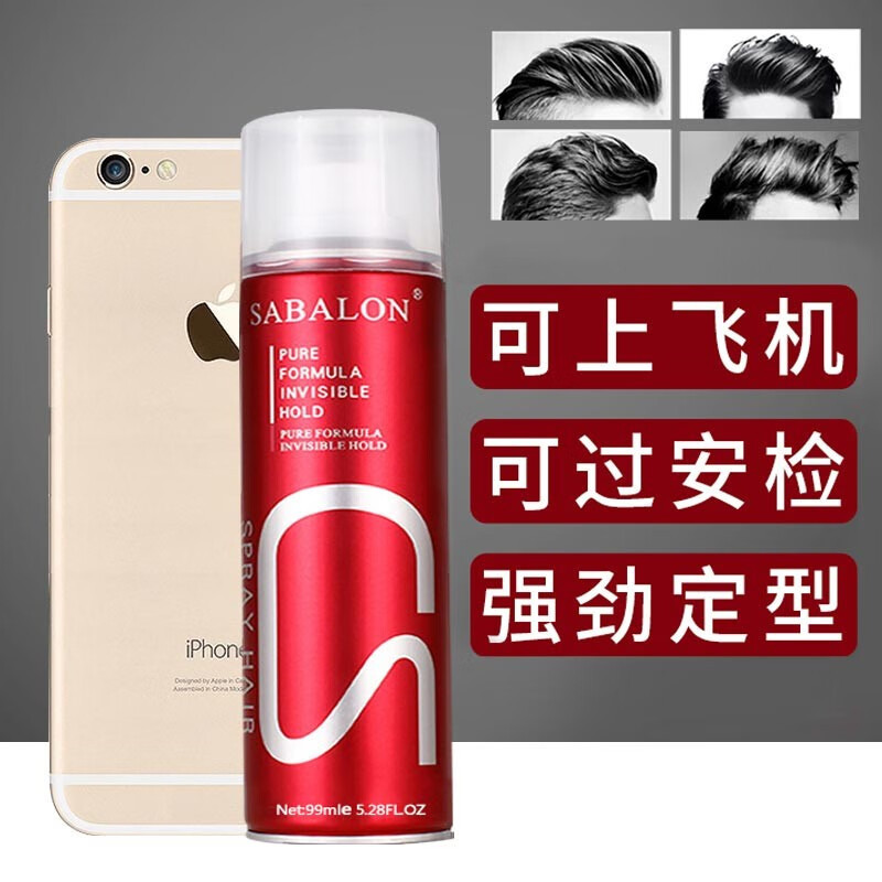 Спрей для укладки волос Sabelong мужской ароматный пушистый гель для волос глина для волос в путешествии спрей для сухих волос