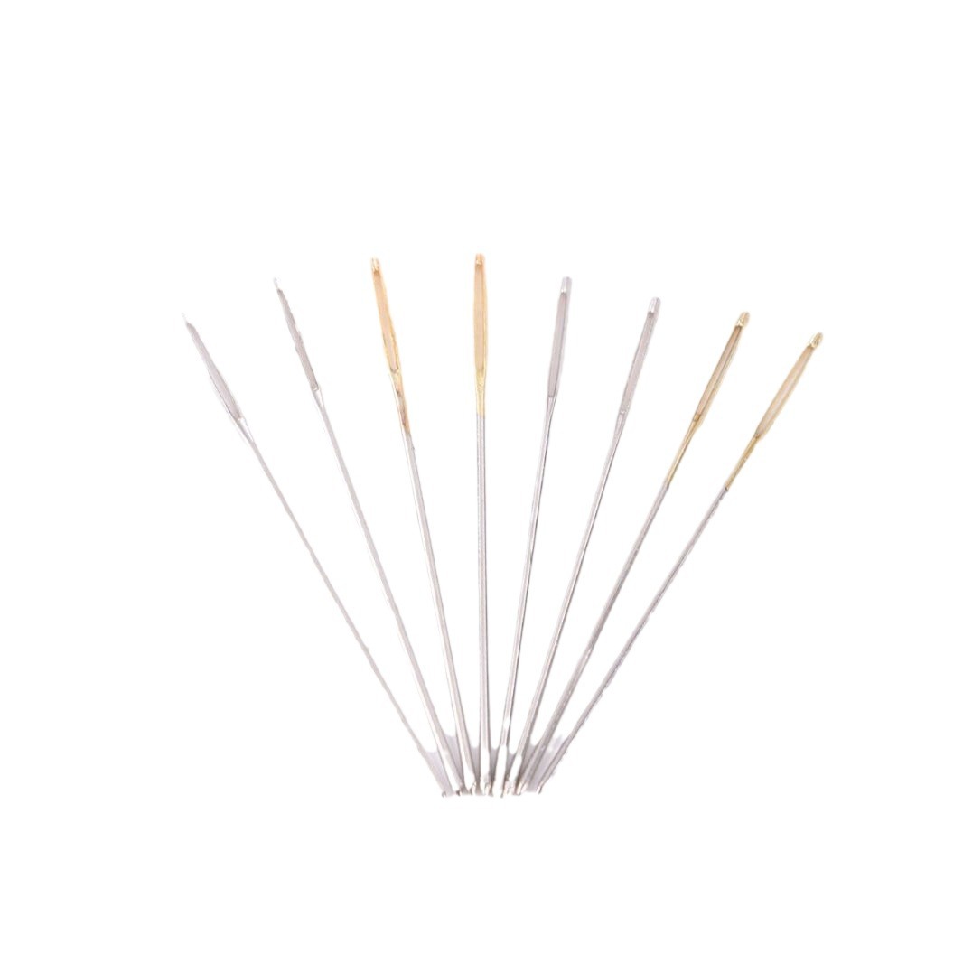 Cross Stitch Tool Needle Thread Household Embroidery Needle Gold Tail Needle Cross Stitch Gold Tail Needle Special Hand Sewing Needle Big Eye Needle