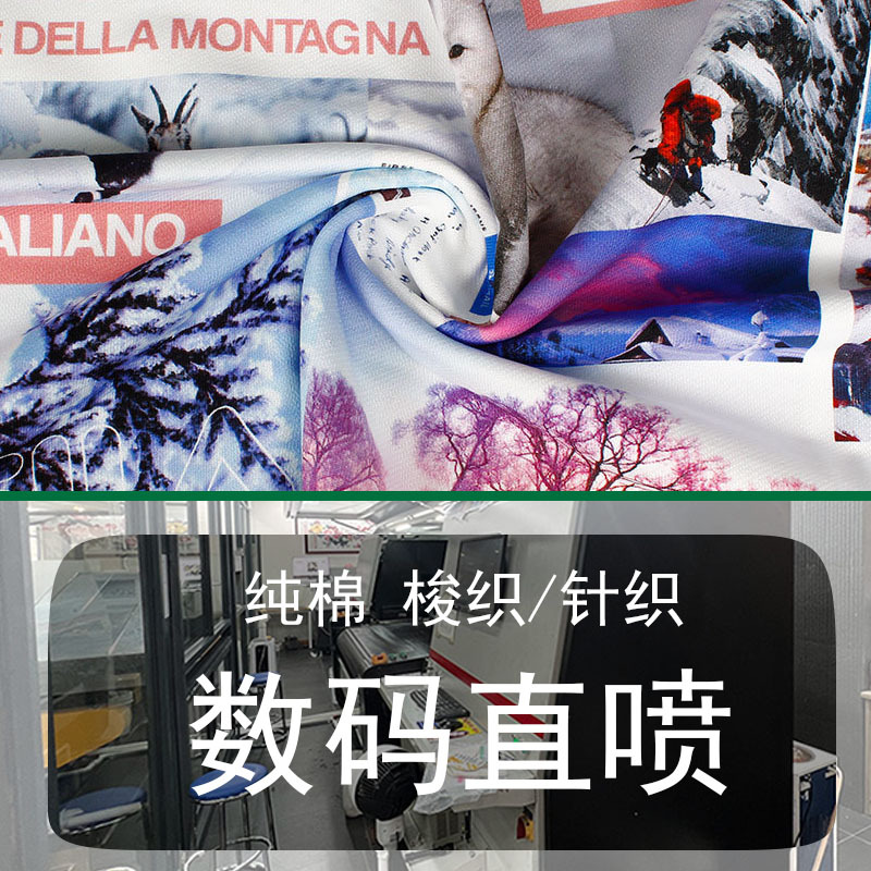 Finished Garment Printing Factory, Digital White Ink Direct Printing on Pure Cotton, Direct Printing on Polyester, Transfer Printing Digital Printing Factory