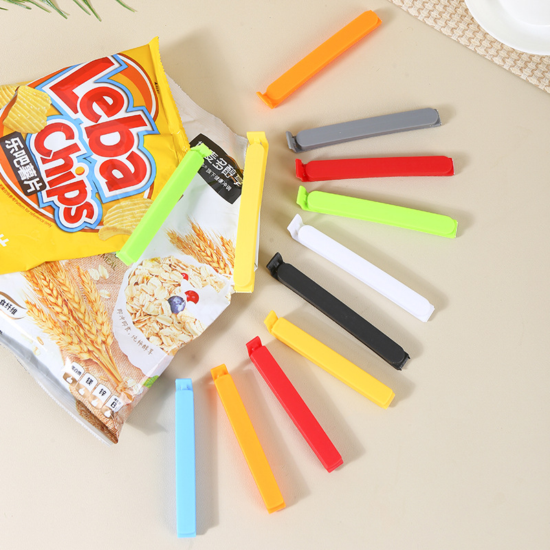 Зажим для упаковки продуктов, влагозащитный, можно нанести логотип, зажим для пакетов с чаем и закусками