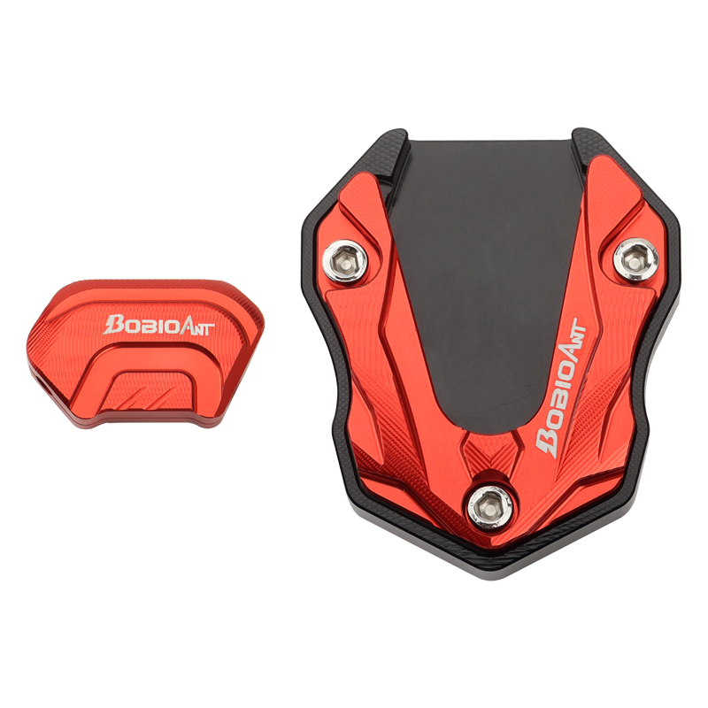 Suitable for Niu F400T Side Support, Enlarged Base Side Support, Heightening Anti-Slip Pad Auxiliary Block, Electric Vehicle Modification