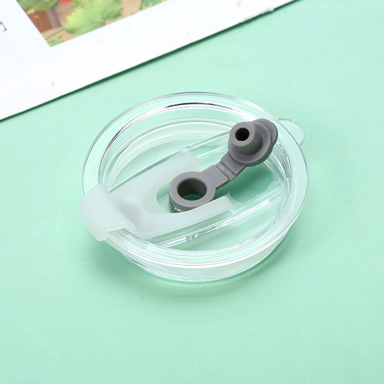 Workshop wholesale thermos cup lid injection parts 20oz straw lid handle cup brush straw plastic wholesale cup lid