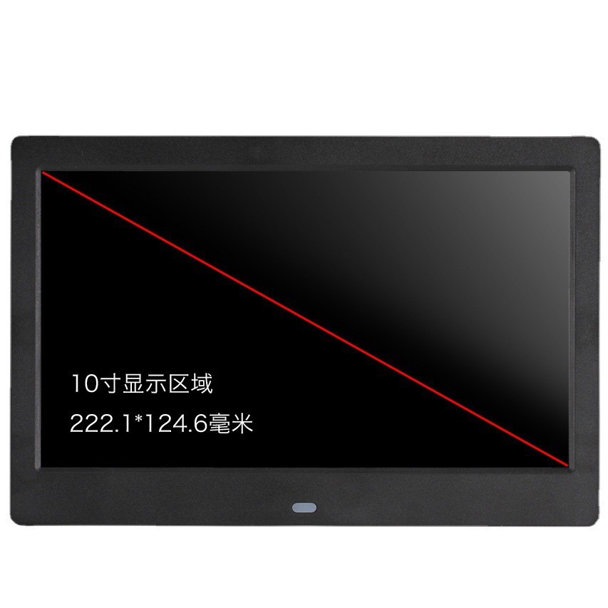 Factory direct supply narrow thin 10 inch 10.1 HD digital photo frame photo album electronic photo frame advertising machine video machine