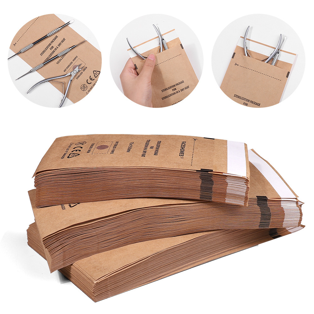 Одноразовый самозакрывающийся пакет для дезинфекции, высокотемпературный