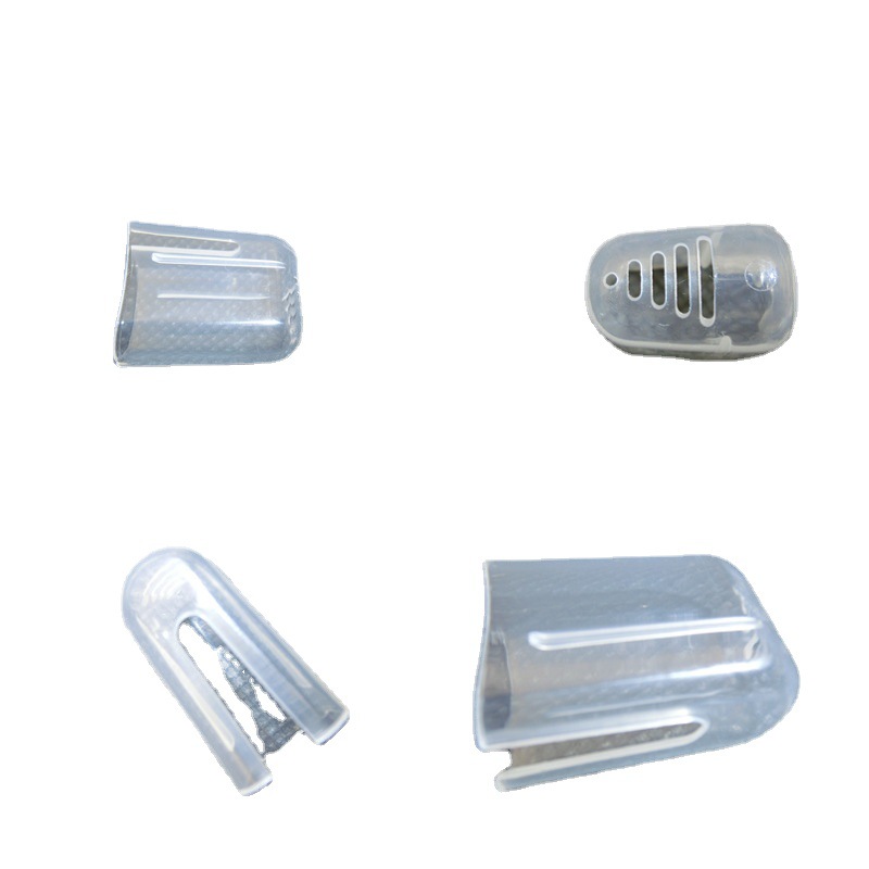 Translucent PP electric toothbrush head sheath portable sanitary bacteria-proof protective brush head cover straight plug small head protective cover