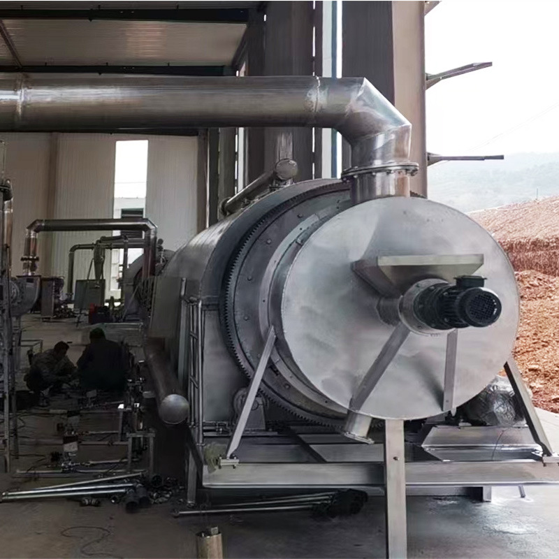 External Heating Canister Carbonization Paint Stripping Equipment, Household Waste Carbonization Machine, Printing and Dyeing Sludge Drying Carbonization Equipment