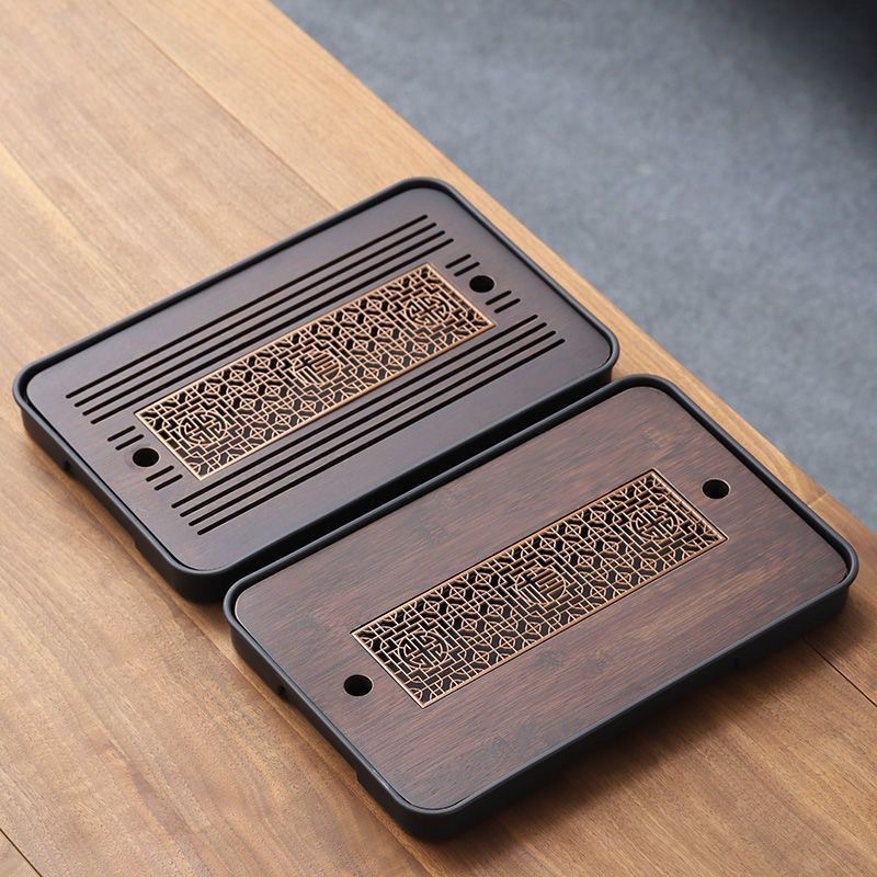 Портативный чайный поднос домашний бамбуковый поднос для сушки пены новый китайский стиль поднос для хранения воды поднос для чайного набора простой японский стиль