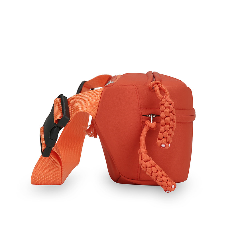 New Simple Outdoor Sports Waist Bag Large Capacity Nylon Versatile Couple Chest Bag Commuting Travel Crossbody Shoulder Bag