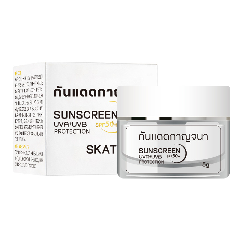 Cross-Border Skat Sunscreen 5g Popular Refreshing Isolation Protective Cream Water Rejuvenation Anti-Uv Wholesale