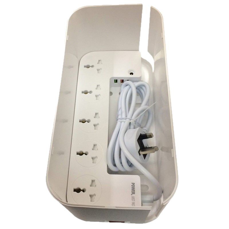 LDNIO smart socket mobile phone wireless charging with storage box switch panel 5-position patch panel 3 USB plug-in