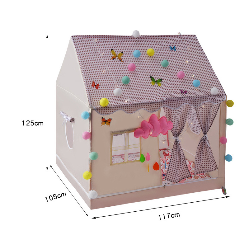 Indoor Kidsren's Tent Game House Foldableable Toy House Ins Scandinavian Girl Castle Boy Can Sleep Mosquito Net