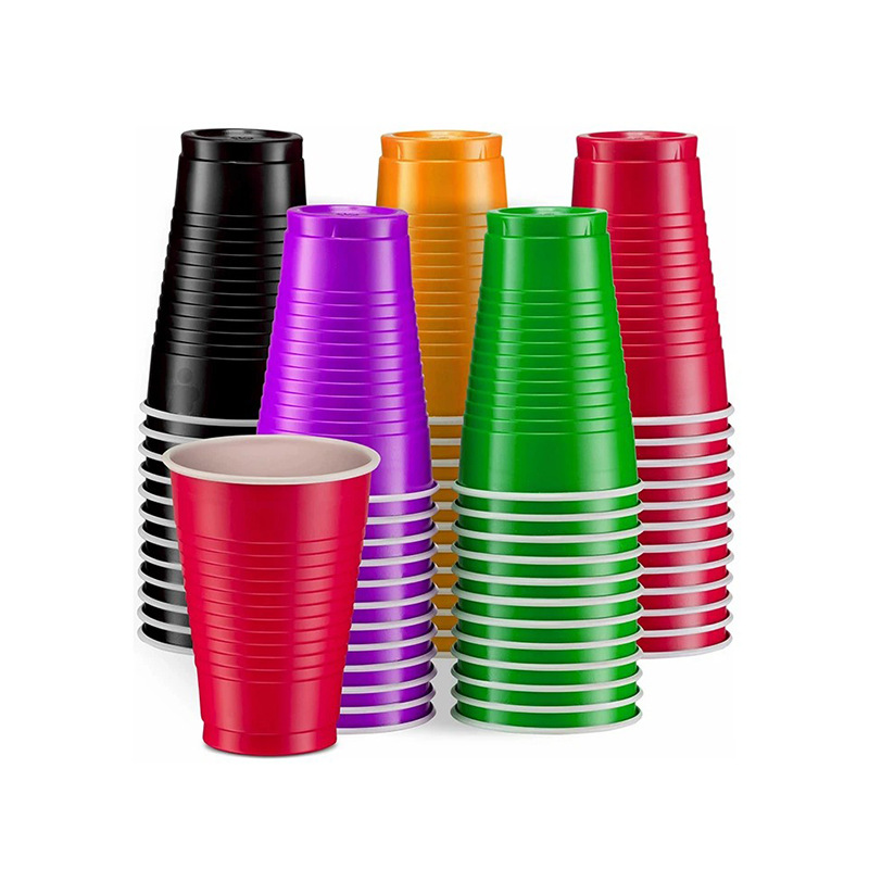 American Beer Ping Pong Party Cup Disposable Plastic Cup 16Oz18Oz Two-Color Cup Party Game