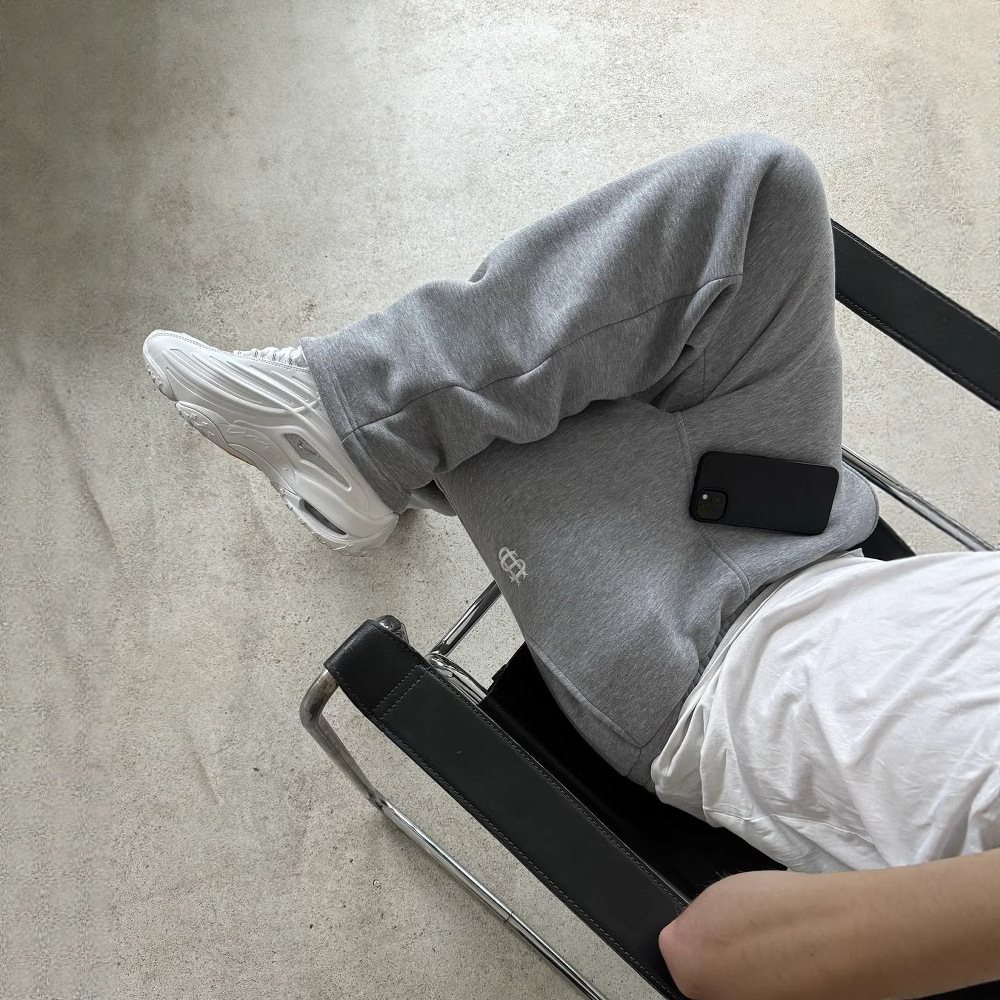 Повседневные вышитые спортивные штаны на молнии в стиле хип-хоп унисекс оптом