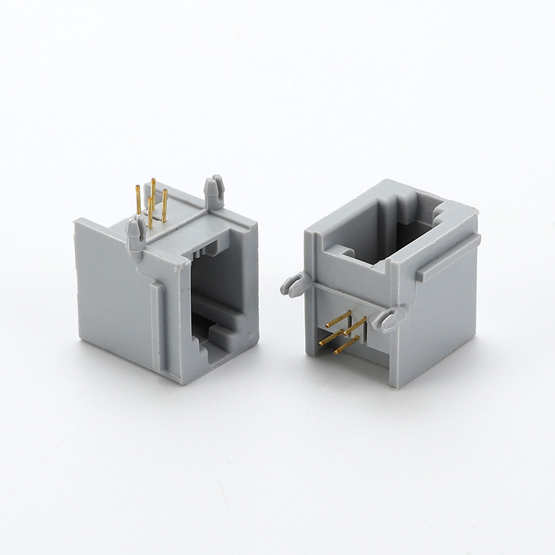 55-01 55A Rj45 4P4C Socket Network Connector Pcb Socket