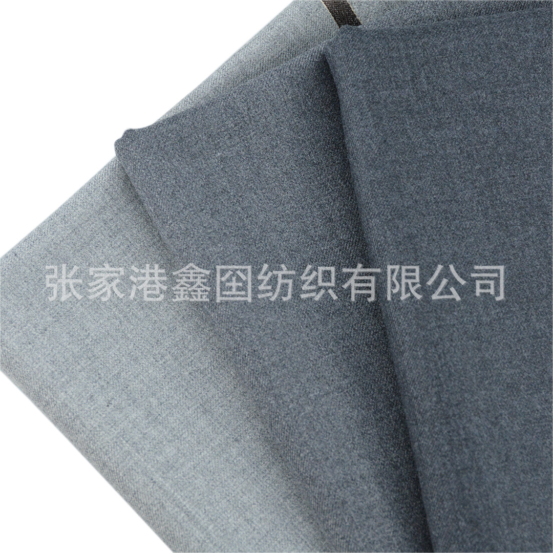 Worsted 50 wool serge fabric micro suede suitable for men's and women's casual suit fashion